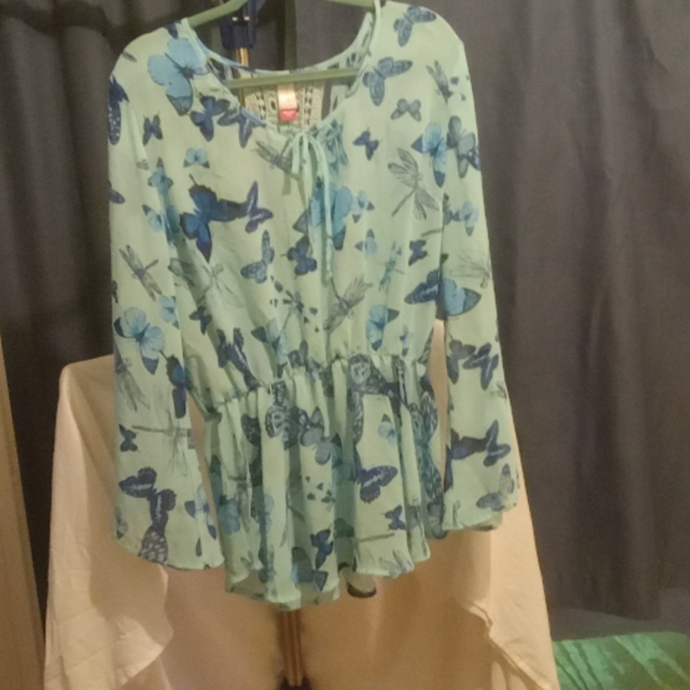 Sheer blouse